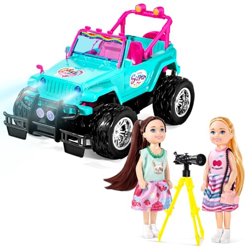 Remote Control Car with 5.5" Doll Toy Set