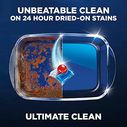 FINISH - Quantum - 22ct - Dishwasher Detergent - Powerball - Ultimate Clean & Shine - Dishwashing Tablets - Dish Tabs