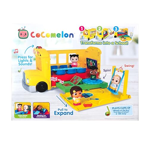 CoComelon School Time Bus with Lights and Sounds