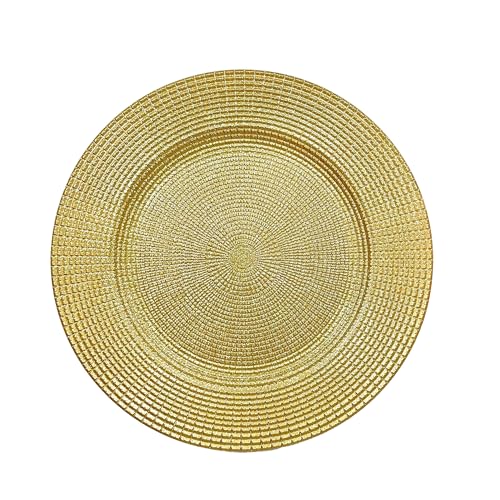 12 Pack Round Charger Plates