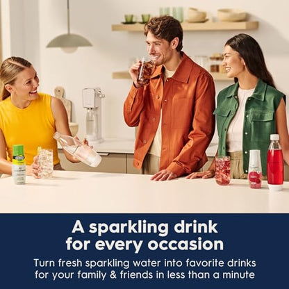 SodaStream Terra Sparkling Water Maker (Black) with CO2, DWS Bottle and Bubly Drop