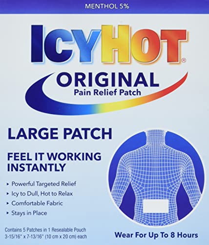 5 Pack Icy Hot Extra Strength Pain Relief Patches