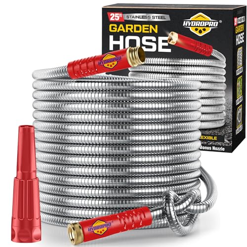 HydroPro Stainless Steel Kink-Free Garden Hose