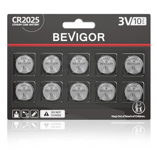 10 Pack CR2025 Lithium Coin Batteries for AirTag