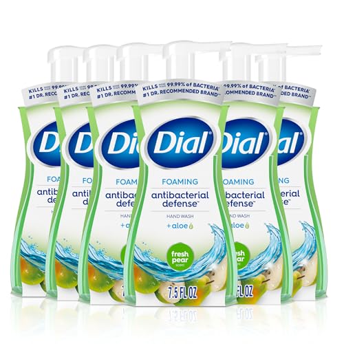 6 Pack Dial Antibacterial Foaming Hand Soap