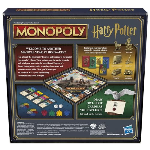 Monopoly Harry Potter Edition Board Game for Family