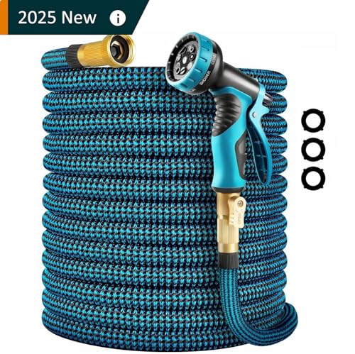 100 FT Expandable Garden Hose, Leakproof Flexible Water Hose
