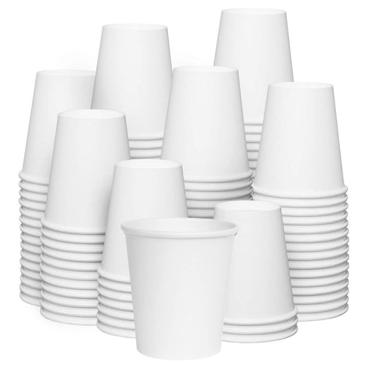BESTYTY 10 Oz Coffee Cups - [50-Pack] Paper Cups For Hot and Cold Beverages - Hot Cups Suitable for Party, Travel, Picnic, Events, Office, Paper Cup Dispenser, Concession Stands, Convenience Stores