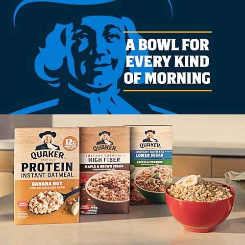 Quaker Instant Organic Oatmeal Variety Pack, 32 Count