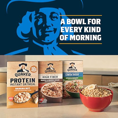 Quaker Instant Organic Oatmeal Variety Pack, 32 Count