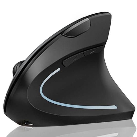 Vertical Wireless Ergonomic Mouse with USB Receiver