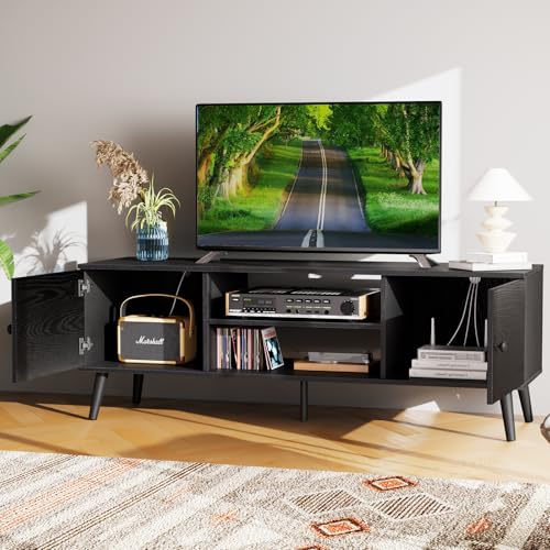 Modern TV Stand for 55 60 Inch, Media Console