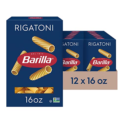 12 Pack Barilla Rigatoni Pasta 16 oz Boxes