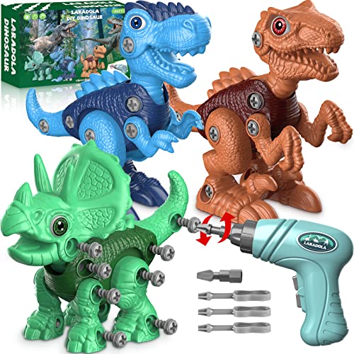 Laradola STEM Take Apart Dinosaur Building Toy Set