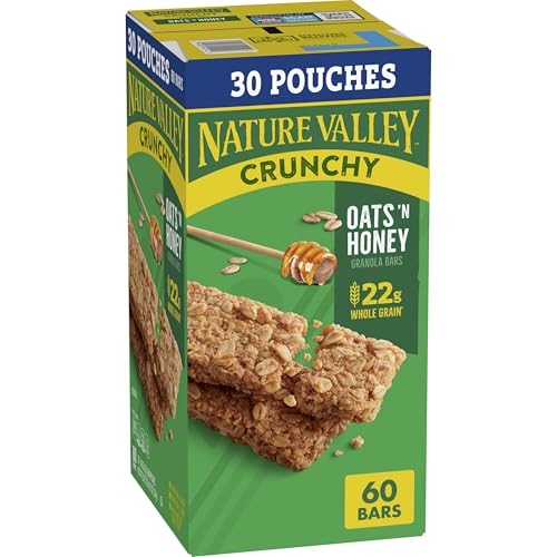 60 Count Nature Valley Oats 'n Honey Granola Bars