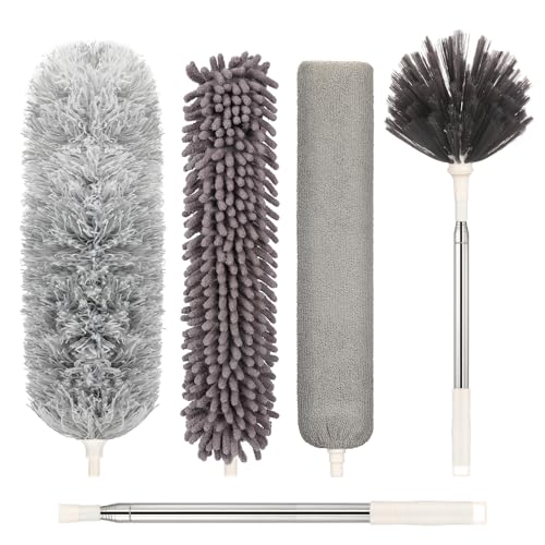 Extendable Microfiber Duster with Bendable Head