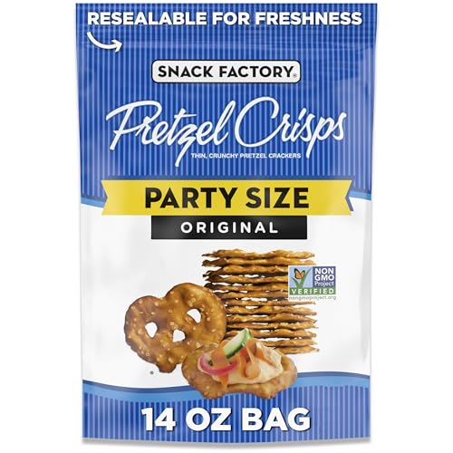 2 Bags 14 oz Snack Factory Original Pretzel Crisps (OU)