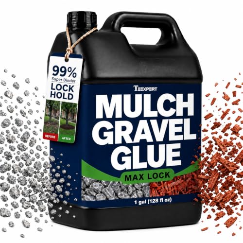 1 Gallon Gravel Glue Fast-Dry Landscaping Rock Adhesive