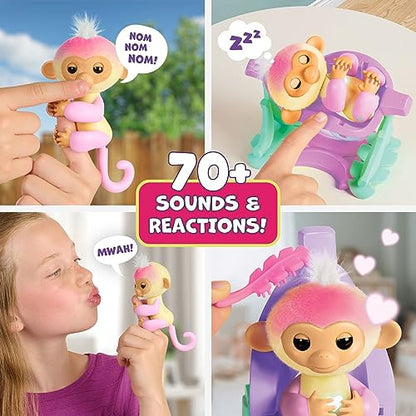 Fingerlings Interactive Baby Monkey Playset with Accessories