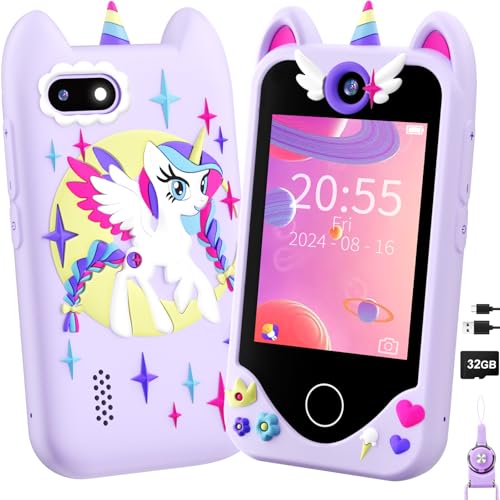 Kids Touchscreen Smart Phone Toy with Dual Cameras