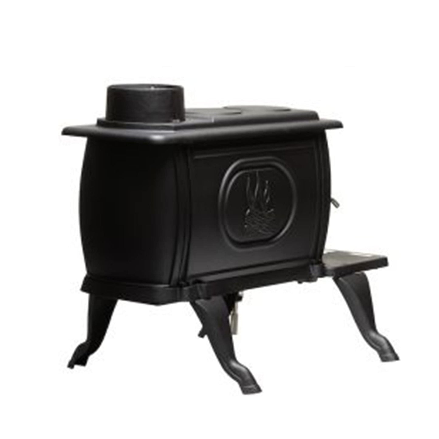 US Stove Cast Iron Wood Stove with Handle