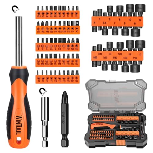 73-in-1 Screwdriver Bit Set, Hex Torx Drill Kit