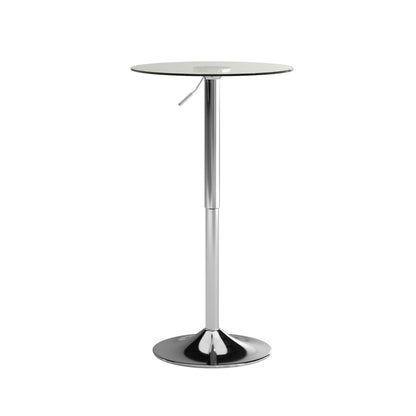 Flash Furniture Adjustable Height Glass Cocktail Table