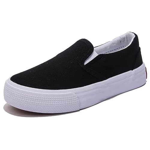 Kids Slip-On Canvas Skate Sneakers