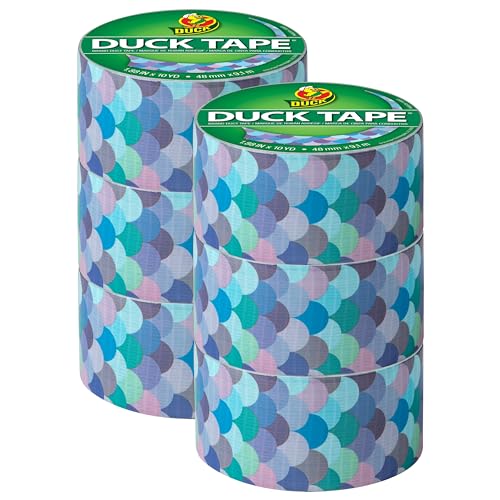 6 Pack Duck Printed Duct Tape Rolls