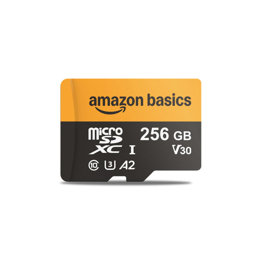 Amazon Basics 256GB Micro SD Card with Adapter