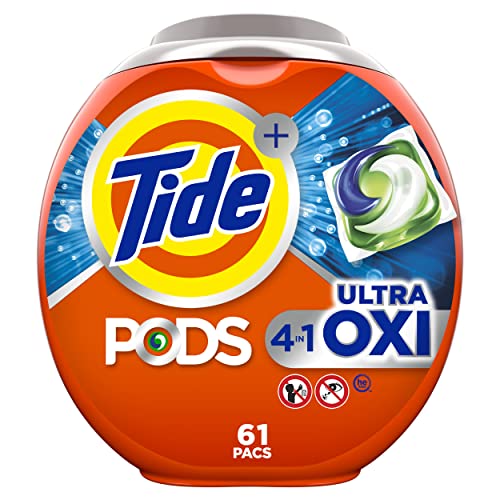 UPDATE: DEAD❗ Tide PODS Ultra Oxi Laundry Detergent Soap Pacs, 61 Count, 4 in 1 Laundry Pods with Built-In-Pretreaters and Stain Remover