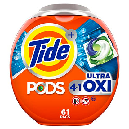 UPDATE: DEAD❗ Tide PODS Ultra Oxi Laundry Detergent Soap Pacs, 61 Count, 4 in 1 Laundry Pods with Built-In-Pretreaters and Stain Remover