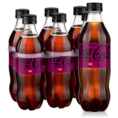 Coca-Cola Zero Sugar Cherry Diet Soda Soft Drink, 16.9 fl oz, 6 Pack