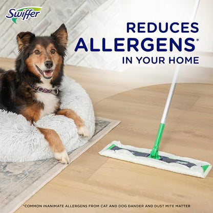Swiffer Sweeper Dry + Wet XL Sweeping Kit, 1 Sweeper, 8 Dry Cloths, 2 Wet Cloths