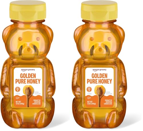2 Pack Amazon Grocery Pure Honey 12 oz
