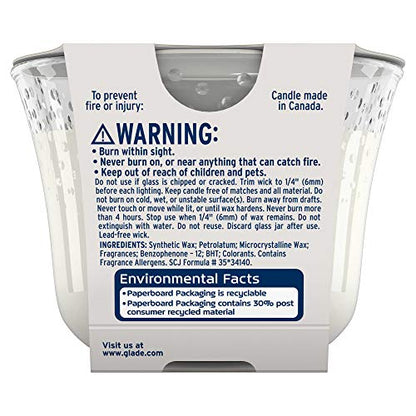 3-Pack Glade Sheer Vanilla Embrace Candles