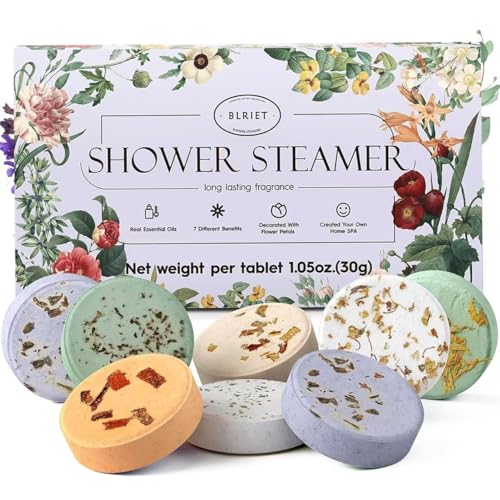 8 Pack Shower Steamers Aromatherapy Gift Set for Women