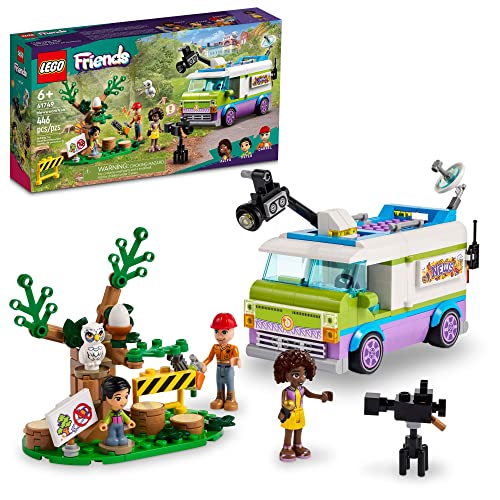 LEGO Friends Newsroom Van Building Toy Set