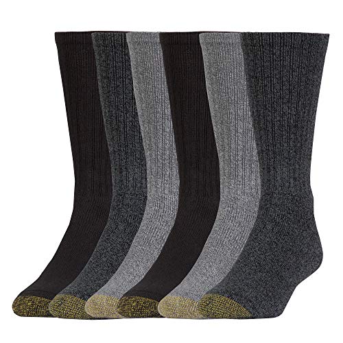 GOLDTOE Men's Harrington Crew Socks Multipairs