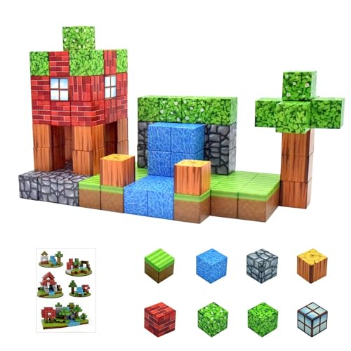 100 Piece Magnetic Building Blocks STEM Toy Set