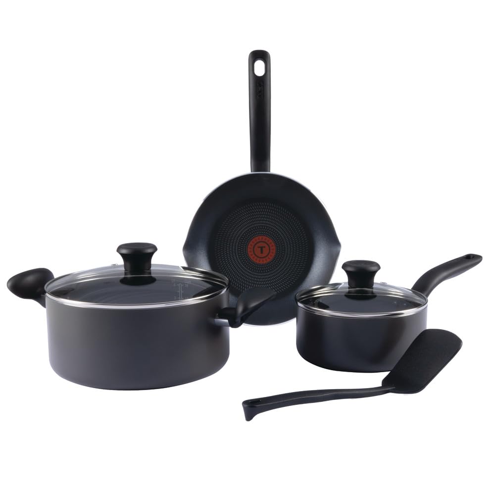 T-Fal 6-Piece Nonstick Cookware Set, Oven Safe
