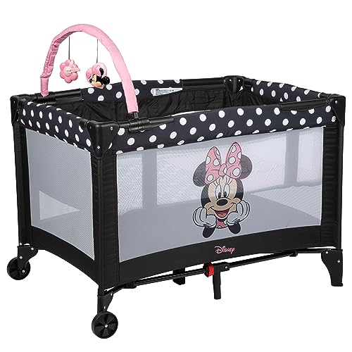 UPDATE: DEAD!  Disney Baby® 3D Ultra Play Yard with Bassinet and Storage Bag, Peeking Minnie
