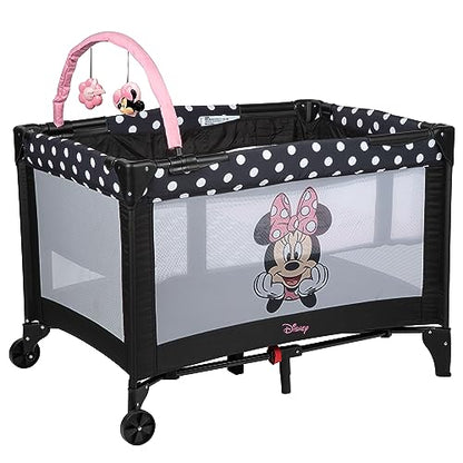 UPDATE: DEAD!  Disney Baby® 3D Ultra Play Yard with Bassinet and Storage Bag, Peeking Minnie