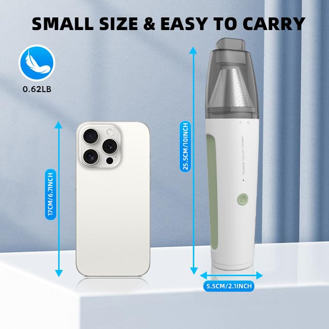 OMO Portable Cordless Handheld Vacuum Cleaner