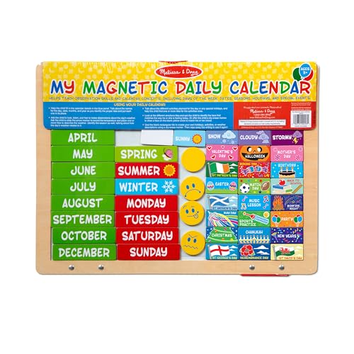 Melissa & Doug My First Daily Magnetic Calendar