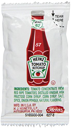 750 Count HEINZ Tomato Ketchup 7g Packets