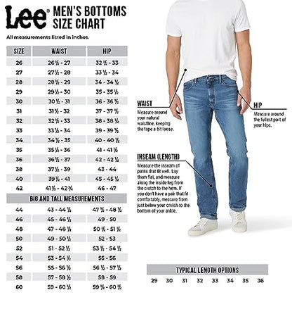 Lee Men's Extreme Motion Canvas Cargo Pant Black 33W x 30L