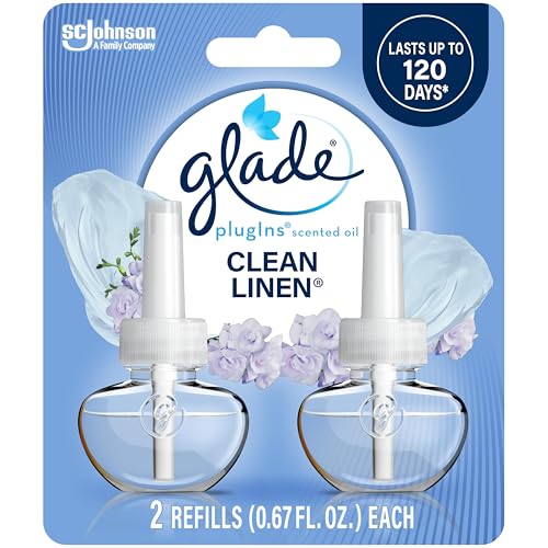 2 Count Glade PlugIns Clean Linen Refills