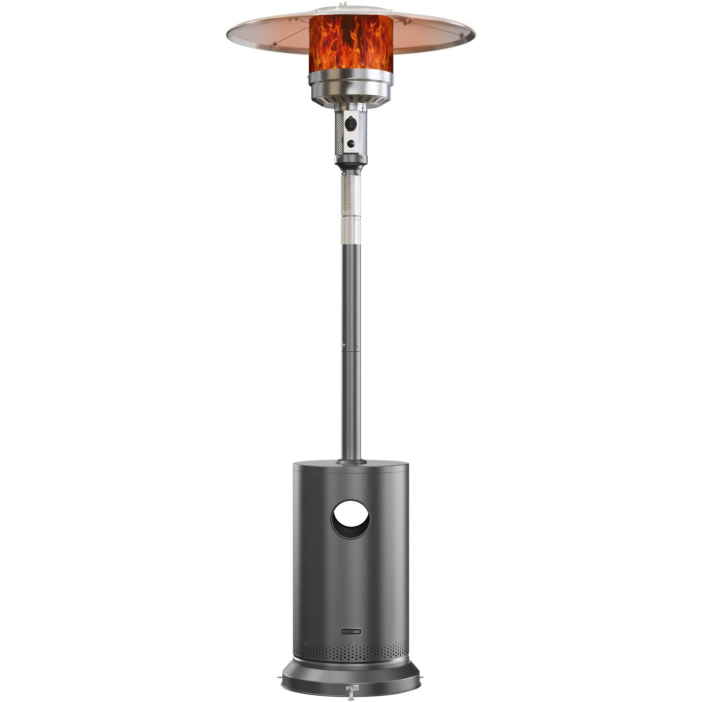 48,000 BTU EAST OAK Patio Heater with Wheels