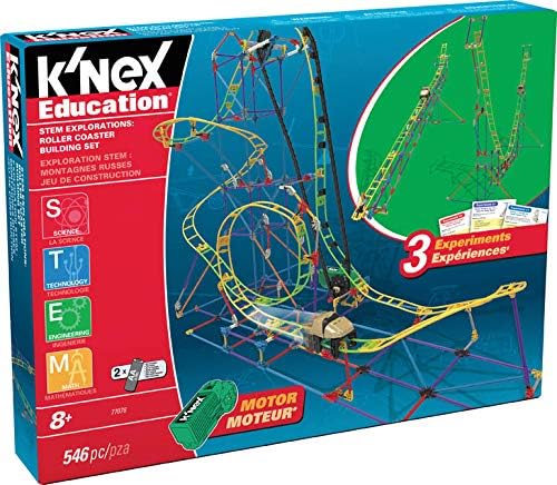 K'NEX Education ‒ STEM Explorations: Roller Coaster Building Set – 546 Pieces – Ages 8+ Construction Education Toy